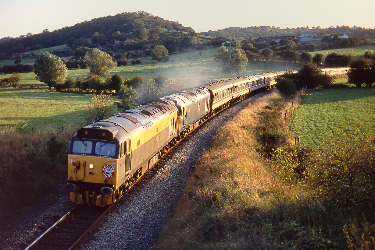 50015 & 50008 Ledbury (White House Farm) 19 October 1991