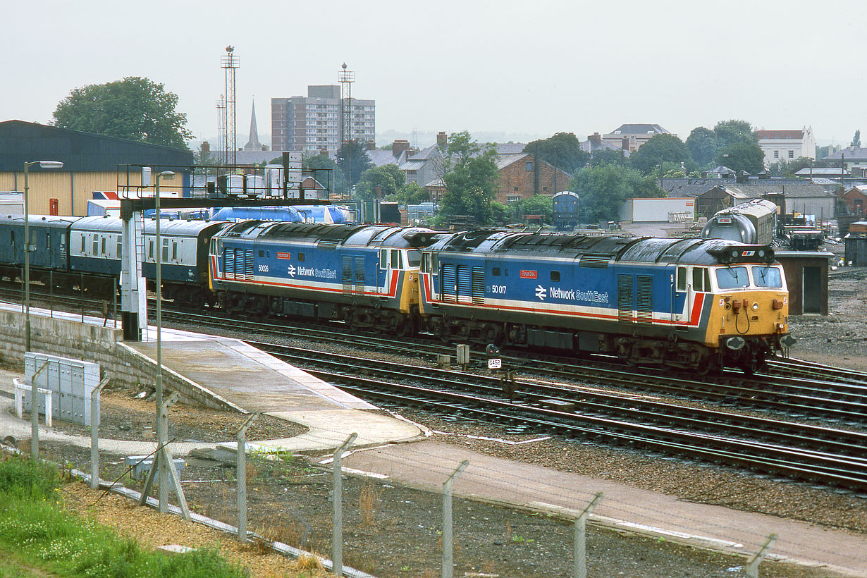 50017 & 50026 Gloucester 28 June 1987