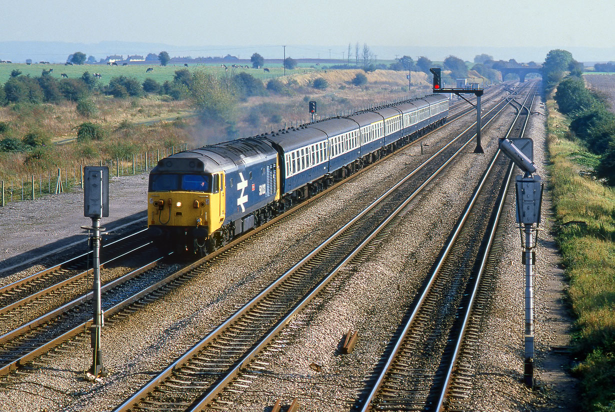 50023 South Moreton (Didcot East) 13 October 1985
