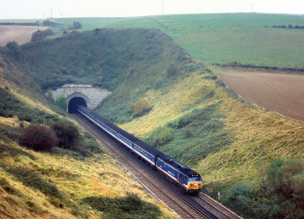 50029 Bincombe Tunnel 26 October 1991