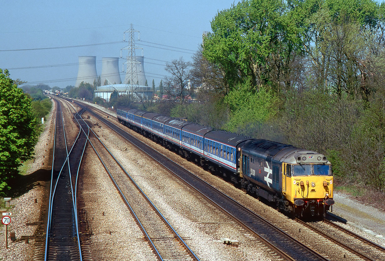 50031 South Moreton (Didcot East) 29 April 1990