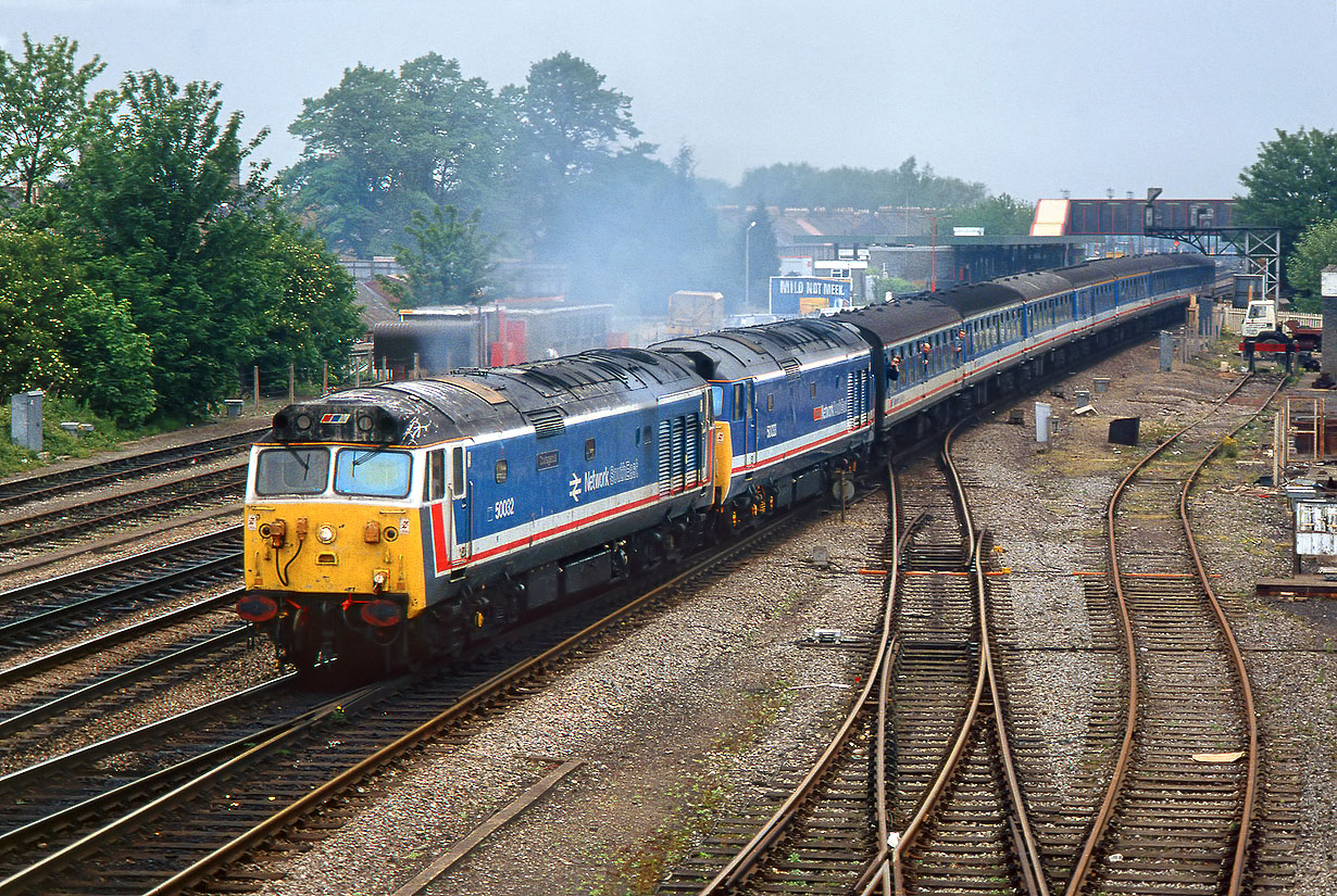 50032 & 50033 Oxford 13 May 1990