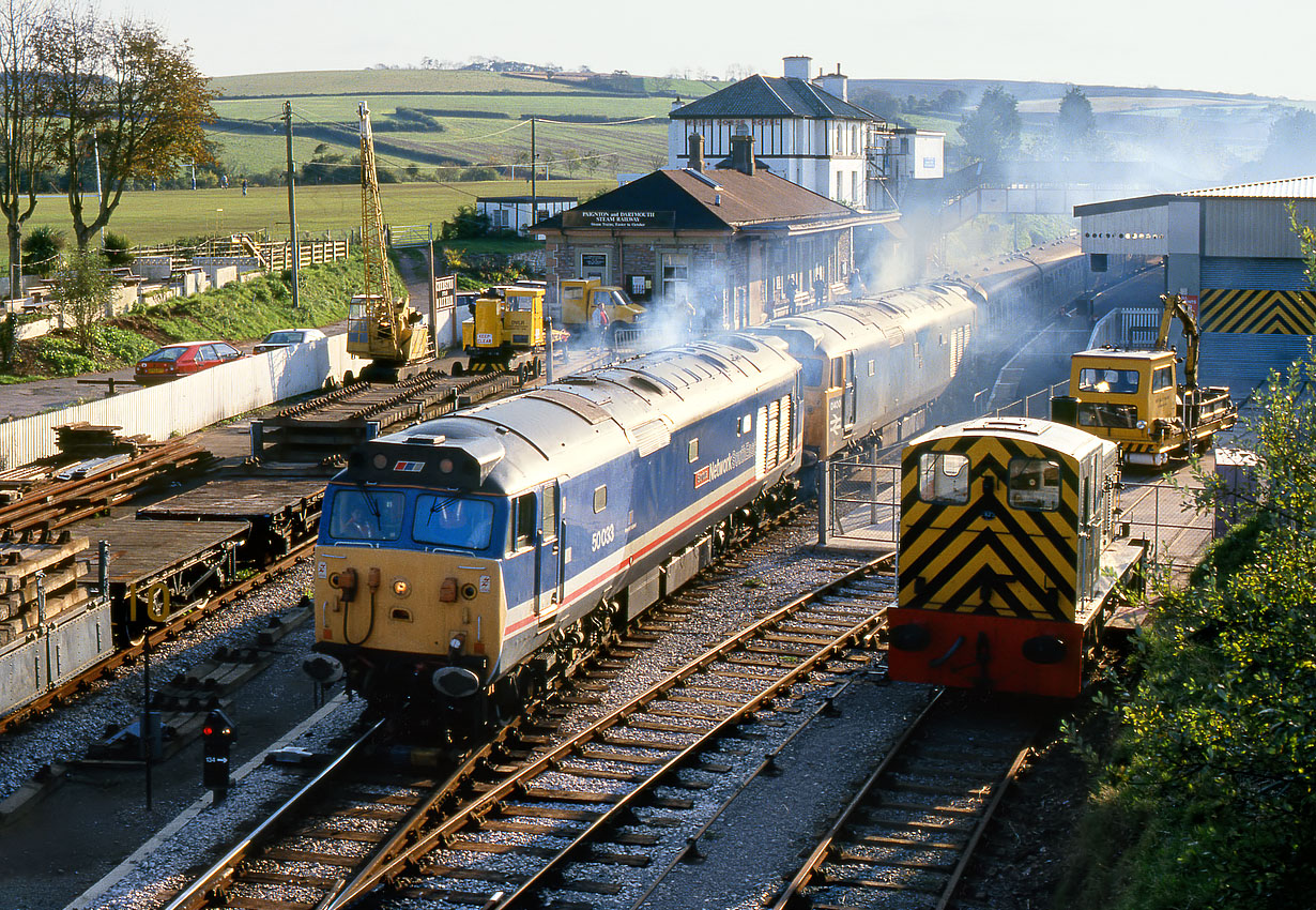 50033 & D400 Churston 16 October 1993