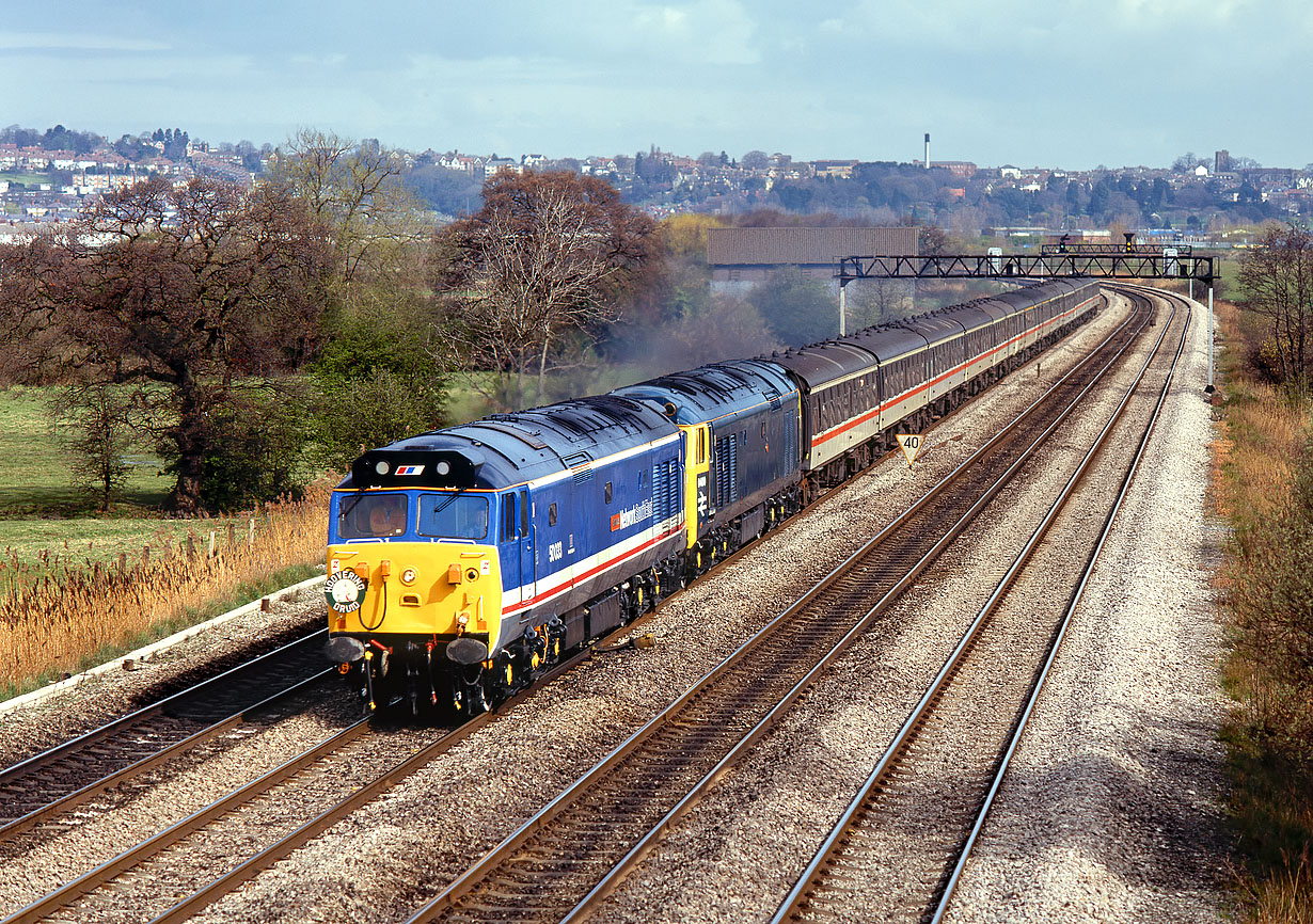 50033 & D400 Duffryn 4 April 1992