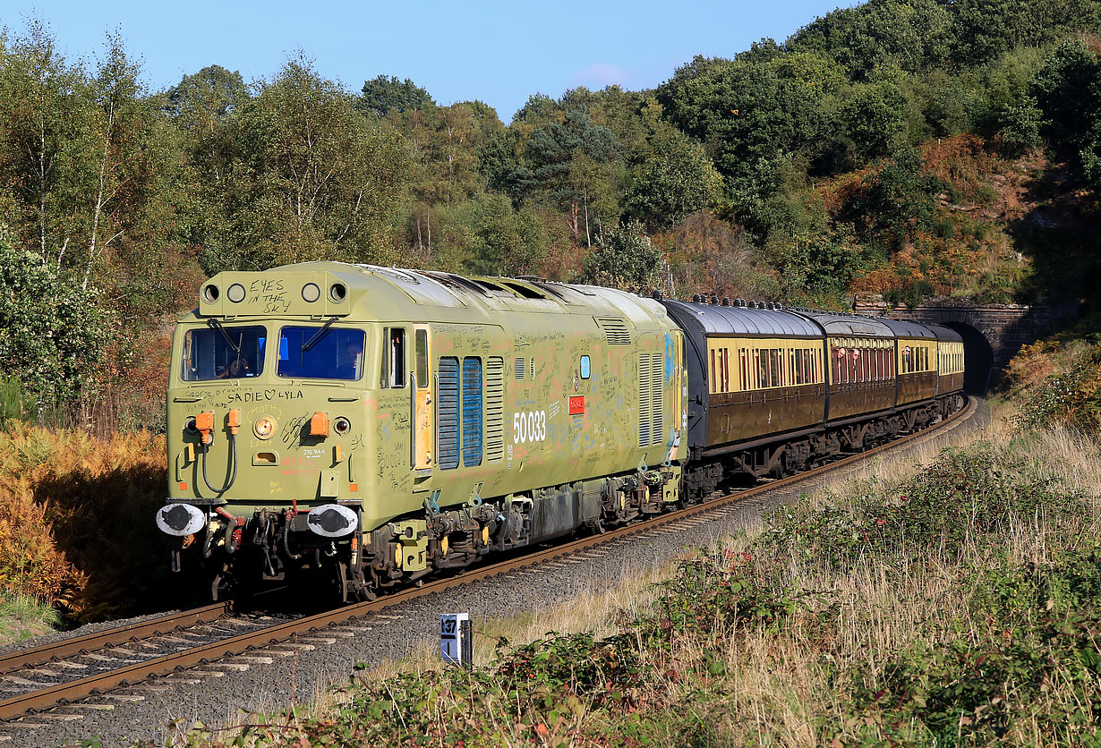 50033 Foley Park Tunnel 4 October 2018