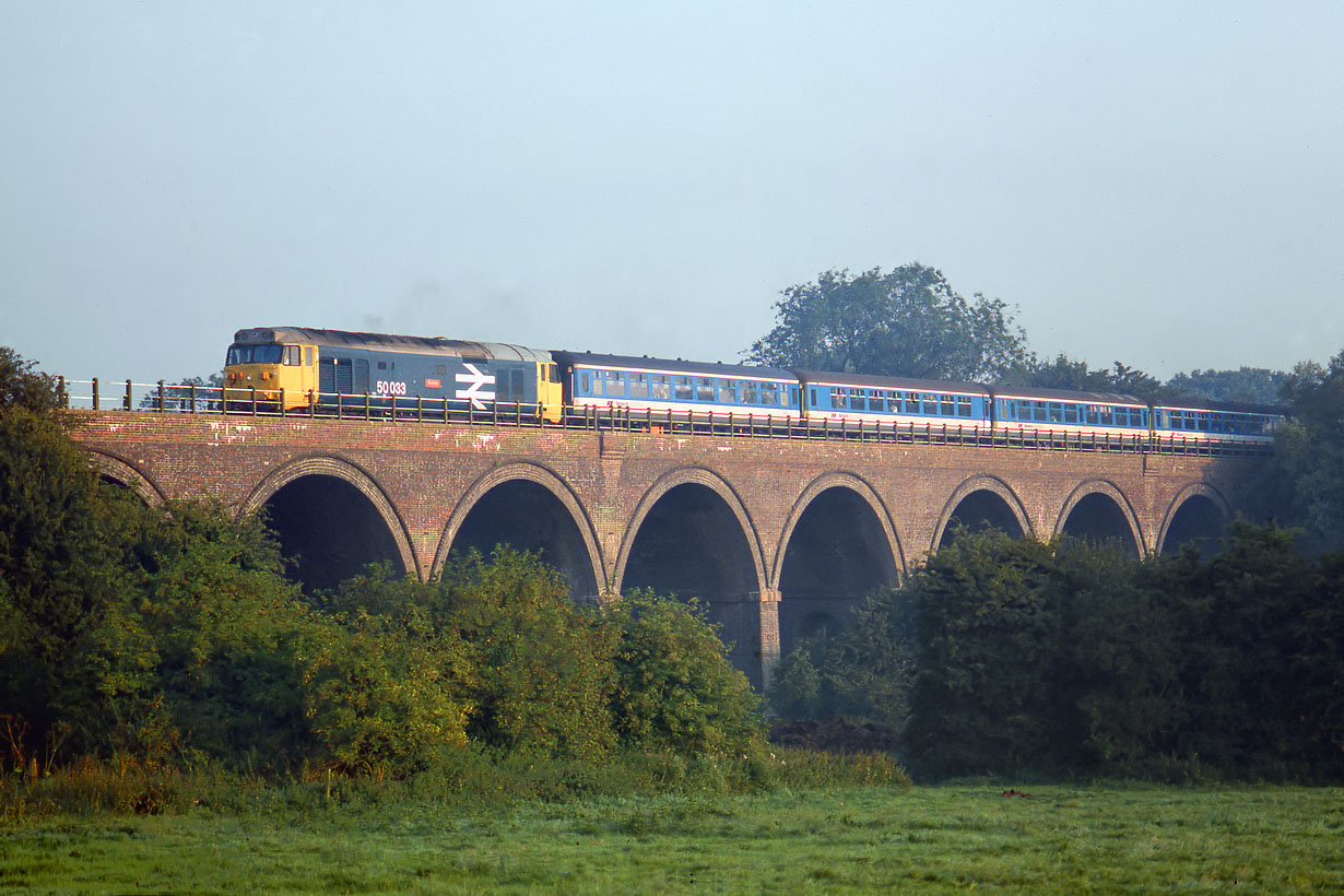 50033 Souldern No.2 Viaduct 17 August 1988