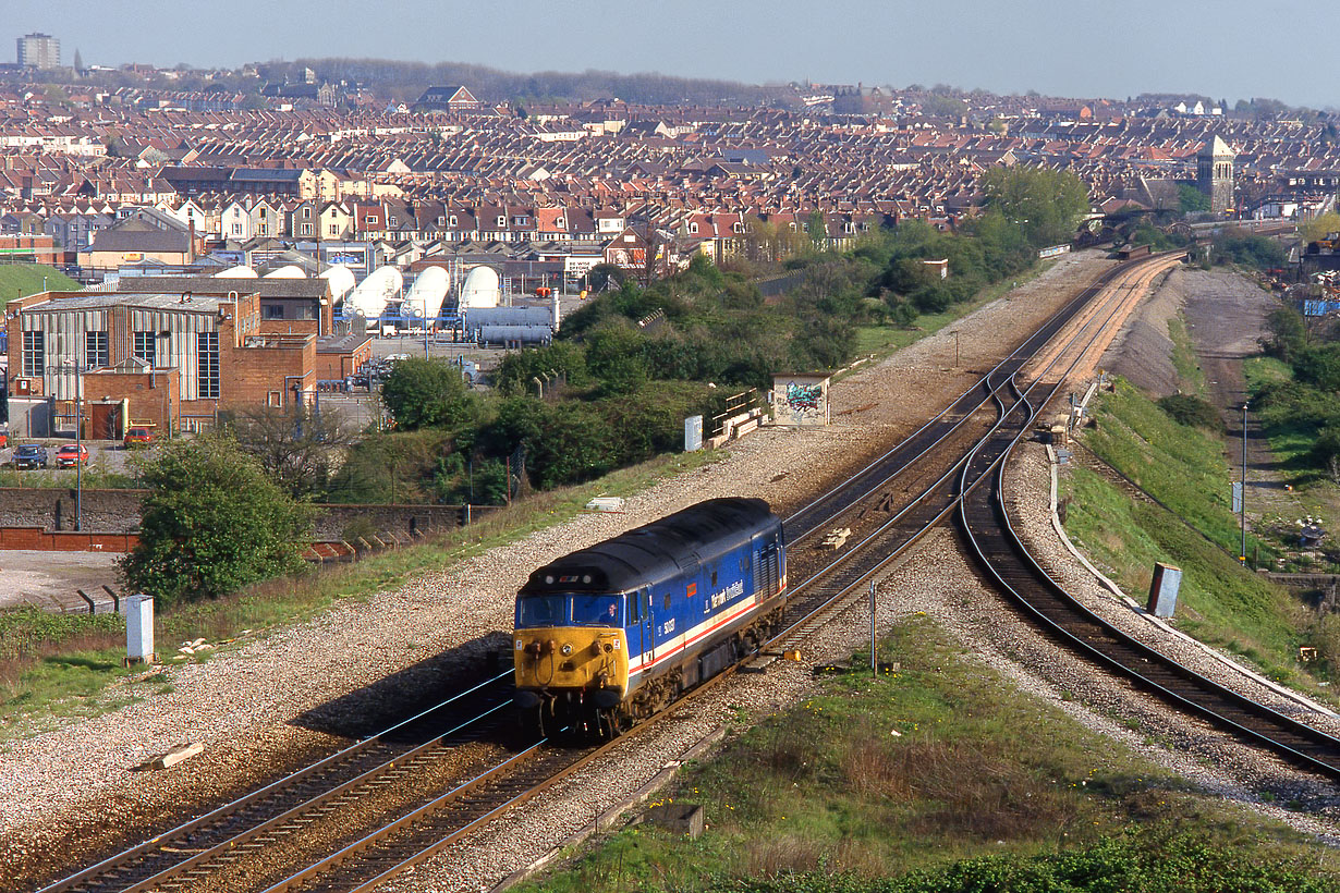 50037 Narroways Hill Junction 16 April 1991