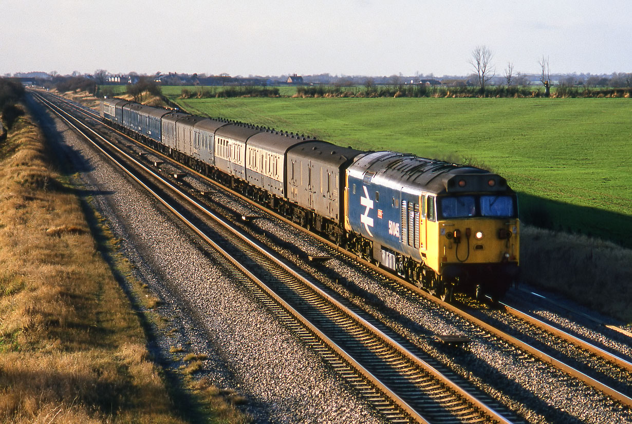 50045 Denchworth (Circourt Bridge) 18 December 1985