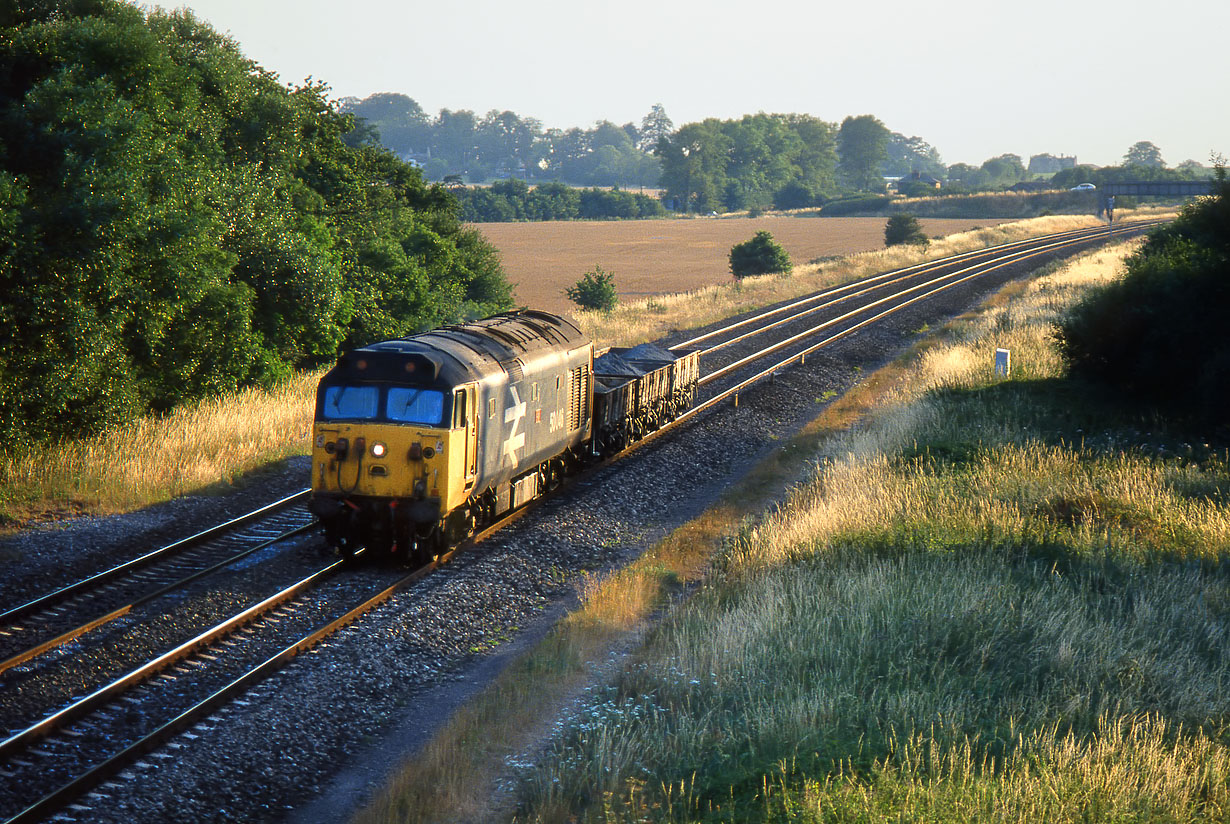 50046 Shrivenham (Ashbury Crossing) 25 July 1990