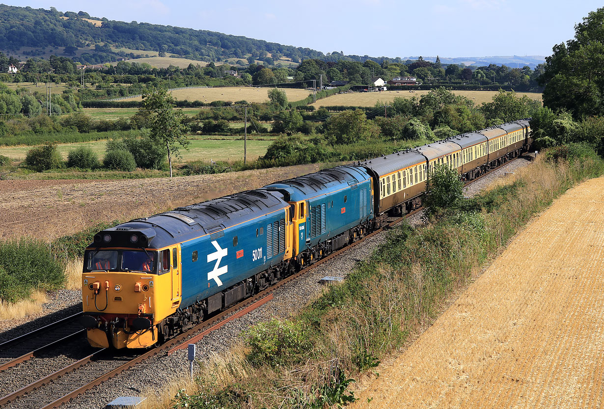 50049 & 50007 Defford 5 August 2018