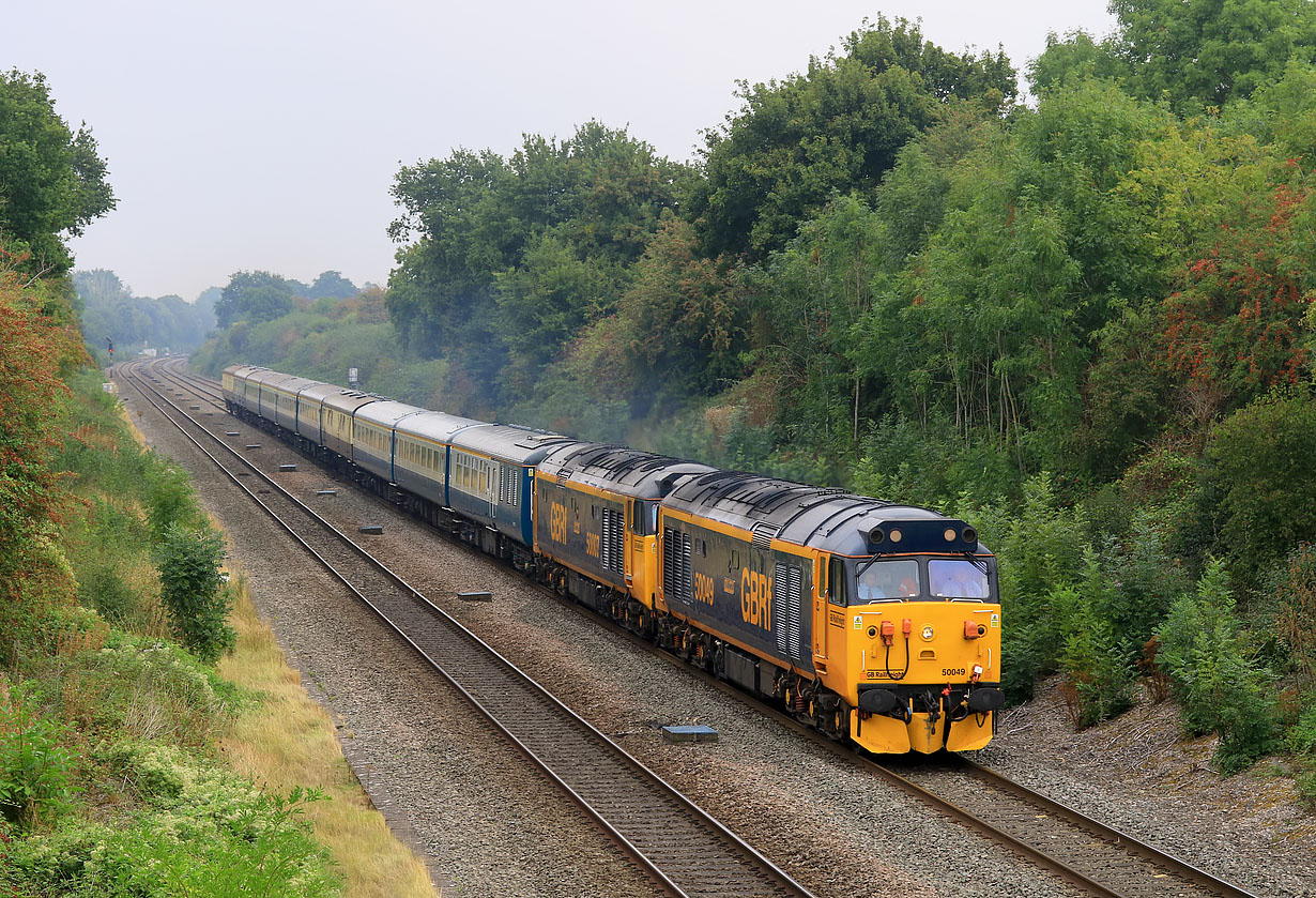 50049 & 50007 Little Haresfield 27 August 2022