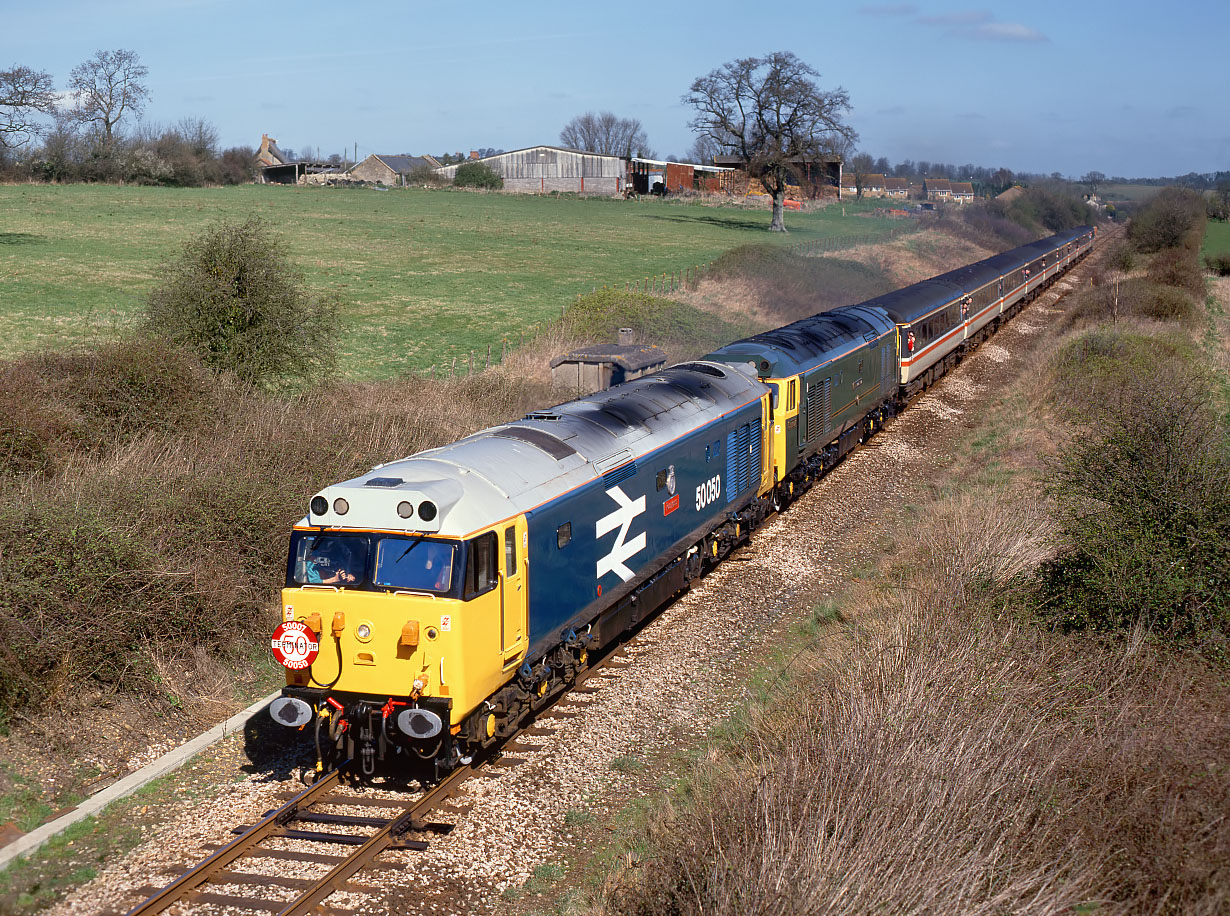 50050 & 50007 Stoford 26 March 1994