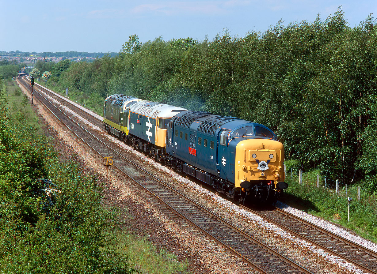 55019, 47401 & D9009 OLd Denaby 16 May 2002