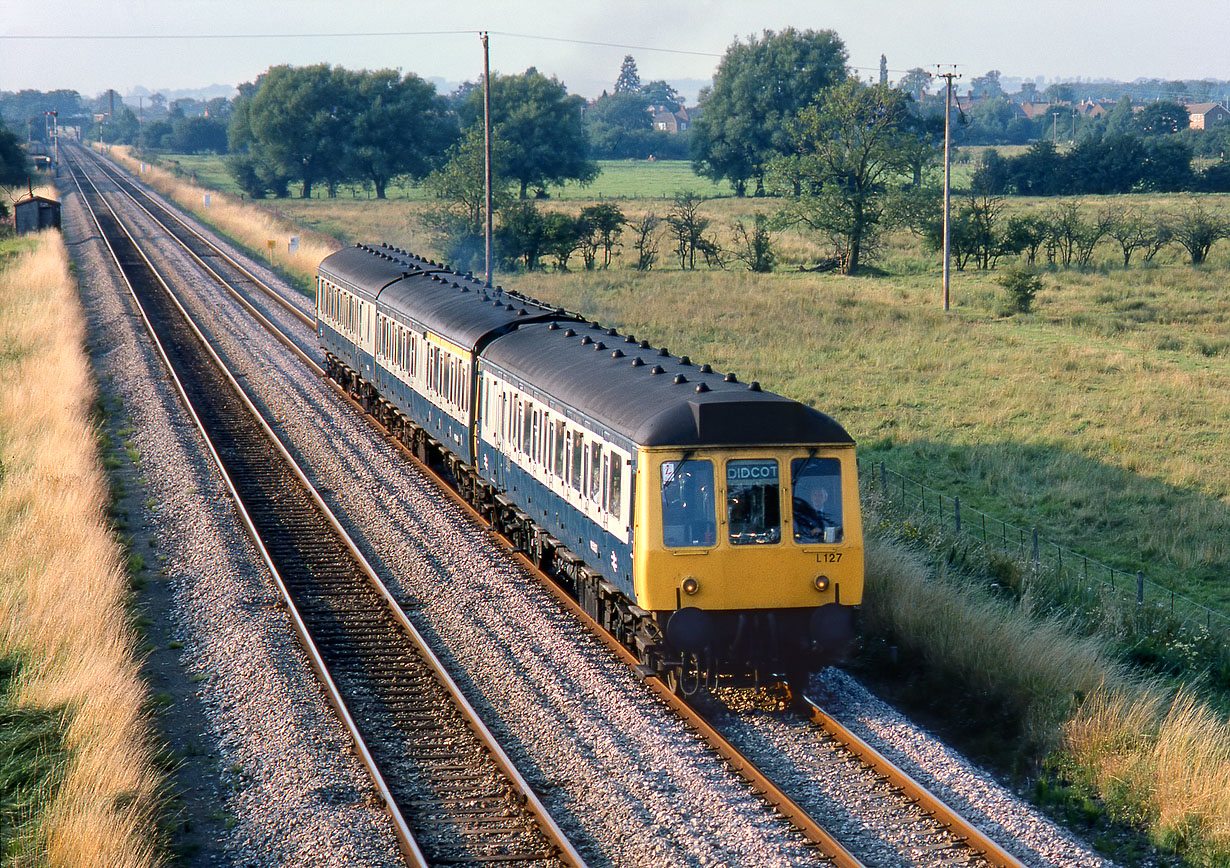 55027 & L408 Moreton-in-Marsh (Dunstall Bridge) 20 August 1986