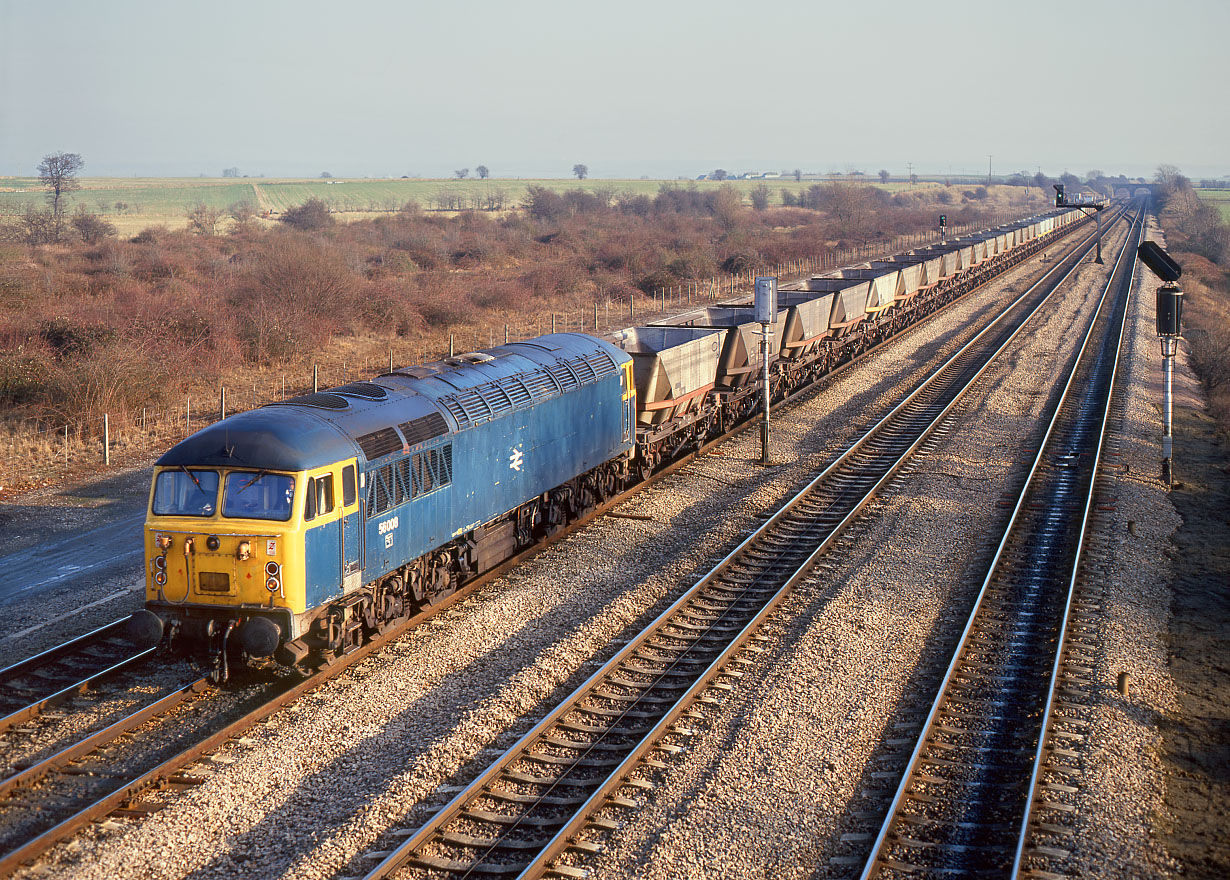 56008 South Moreton (Didcot East) 29 January 1992