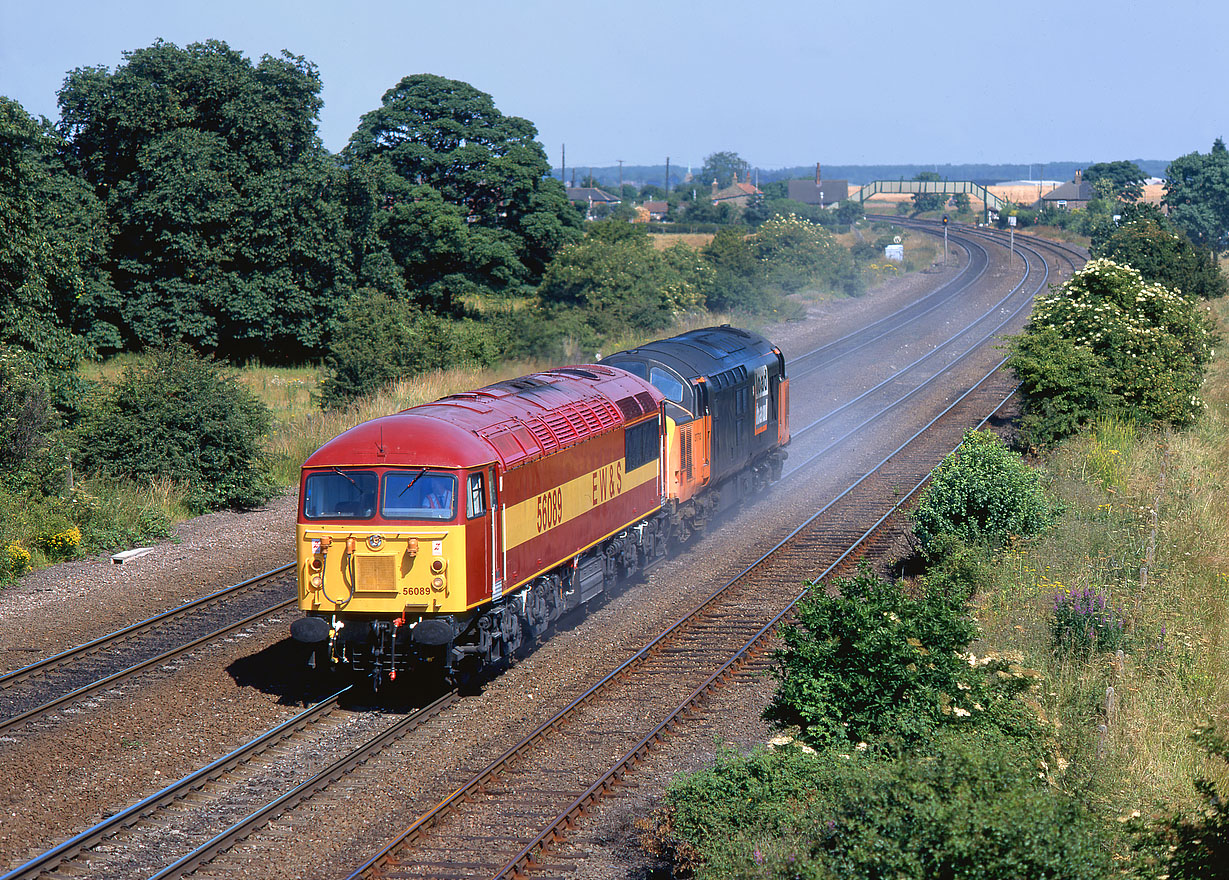 56069 & 37713 Melton Ross 18 July 1996