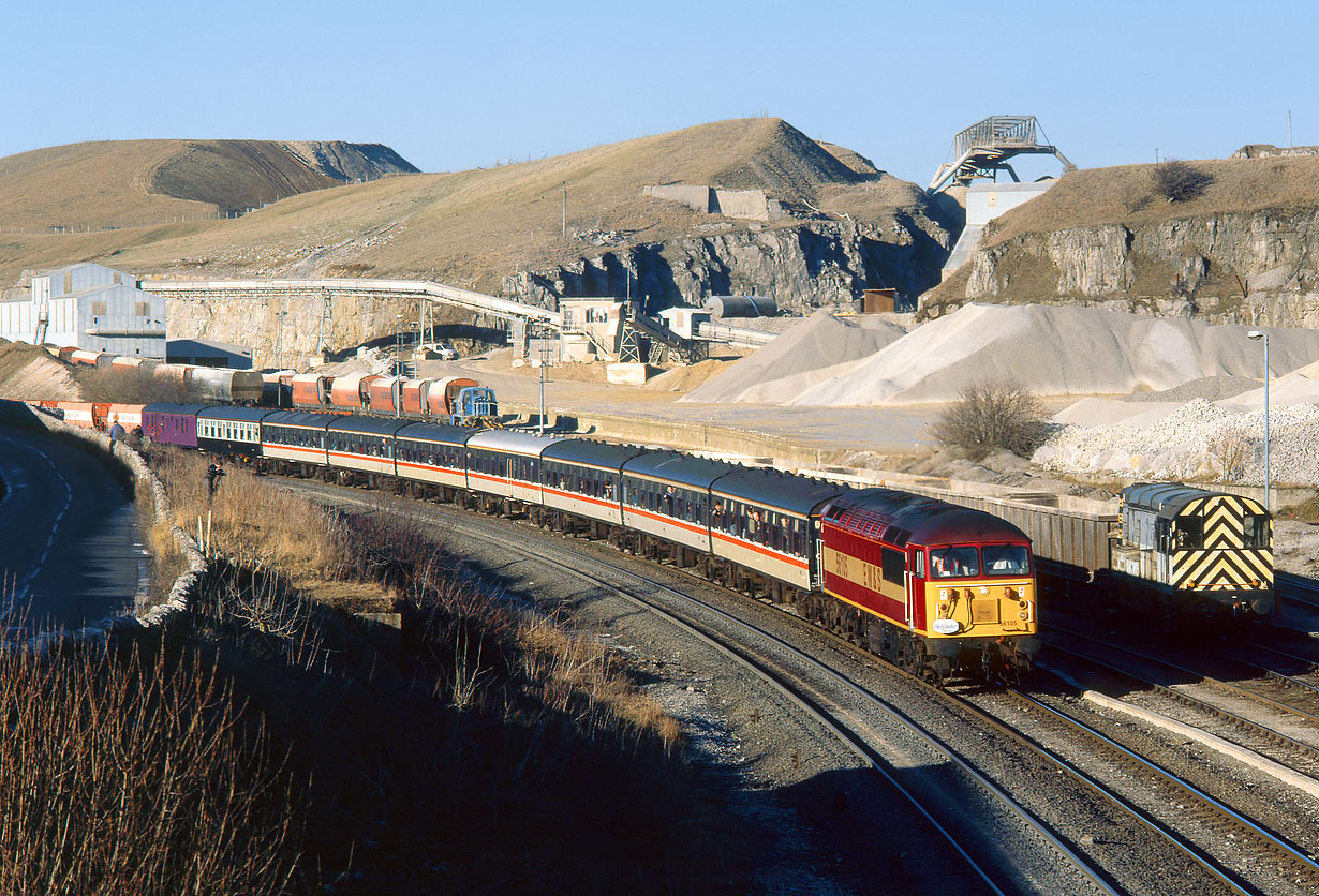 56105 Dove Holes Quarry 25 January 1997