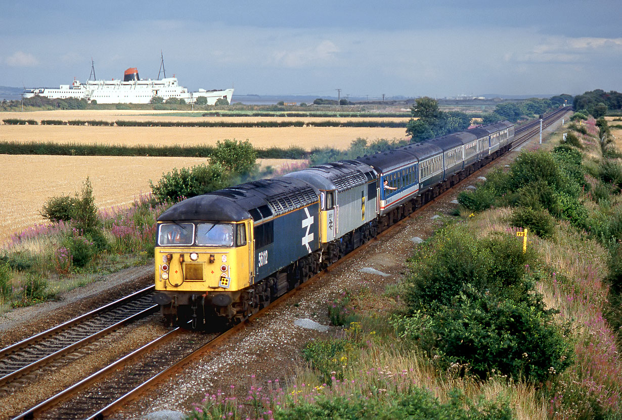 56112 & 56111 Mostyn 11 August 1991