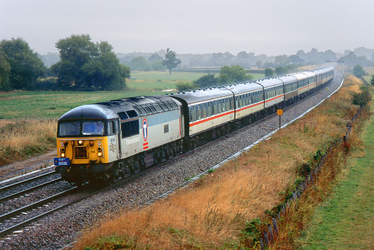 56114 Shrivenham (Ashbury Crossing) 2 September 1995