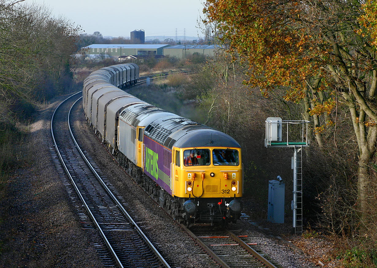 56312 & 56311 Swarkestone 24 November 2008