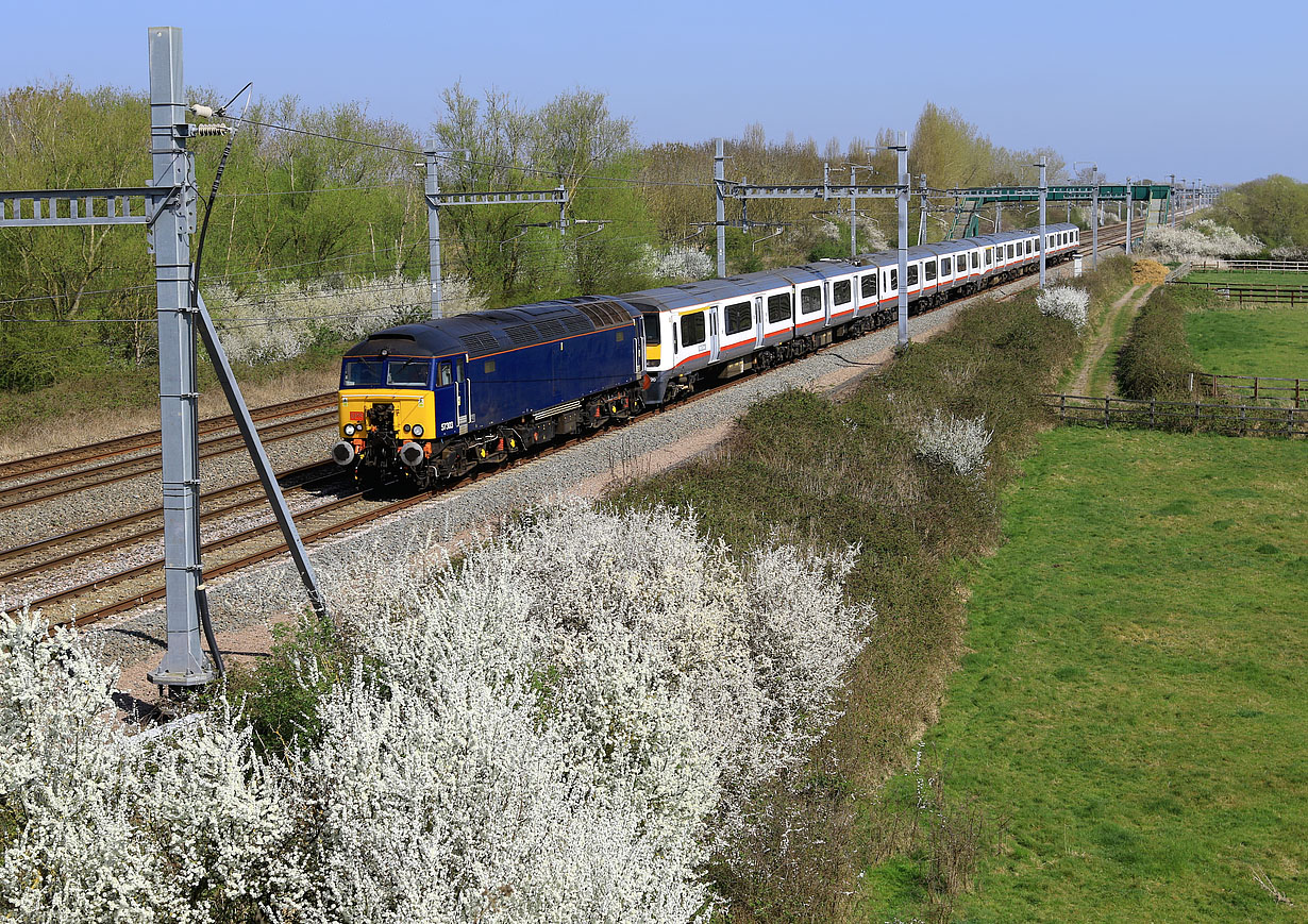 57303, 321320 & 321326 Denchworth (Circourt Bridge) 10 April 2025