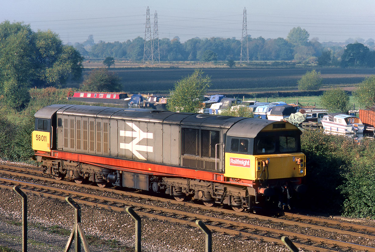 58011 Stenson Junction 16 October 1986