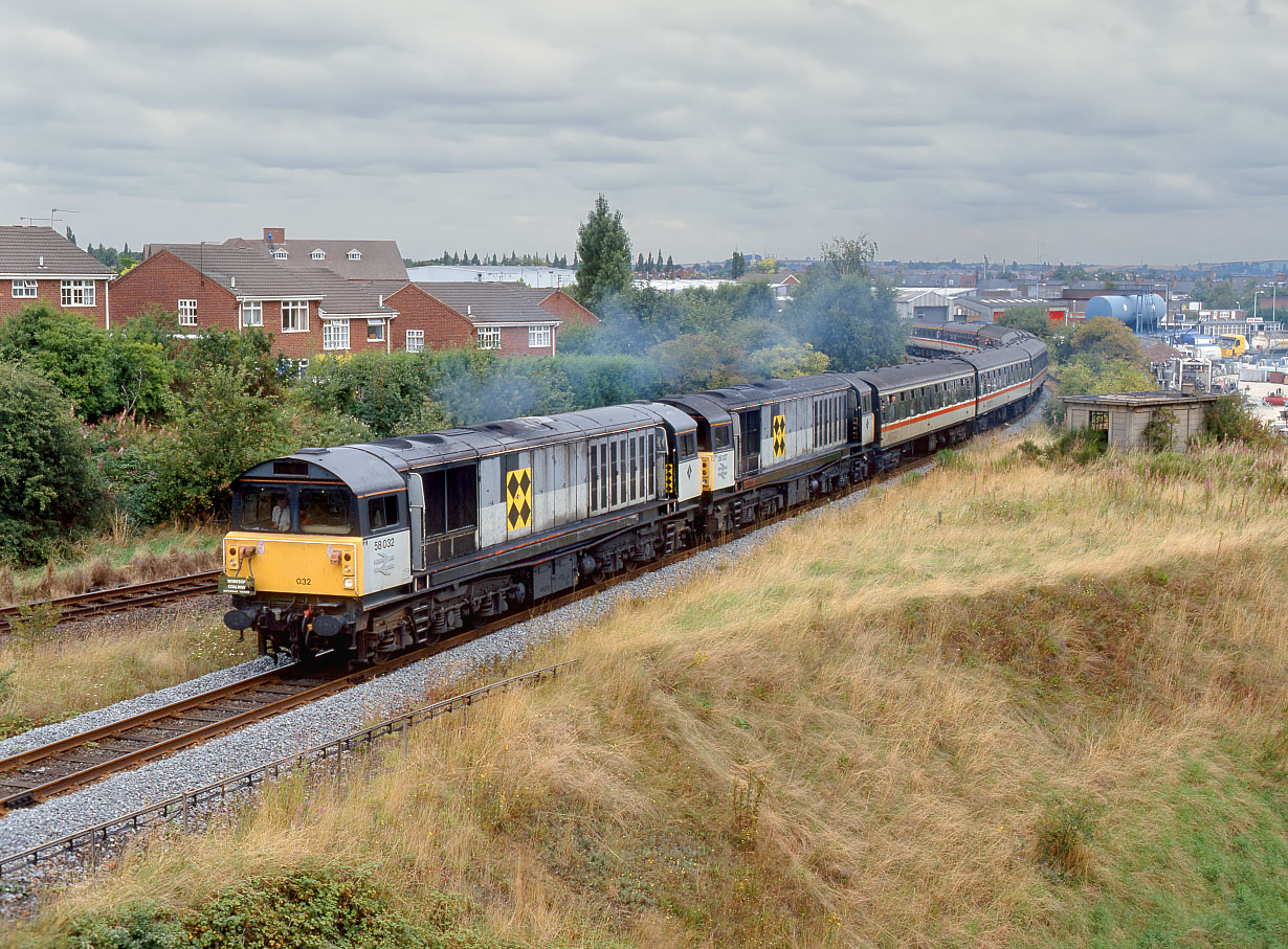 58032 & 58037 Retford 5 September 1993