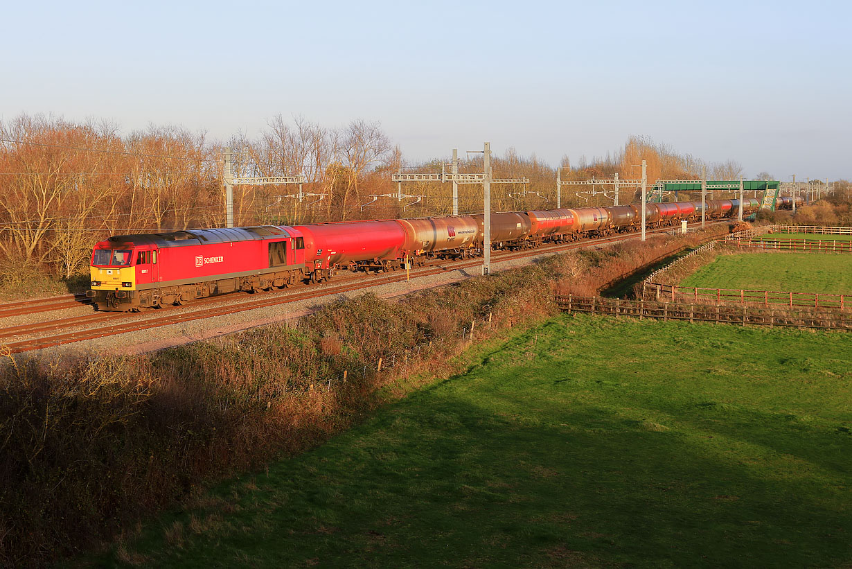 60017 Denchworth (Circourt Bridge) 25 November 2022