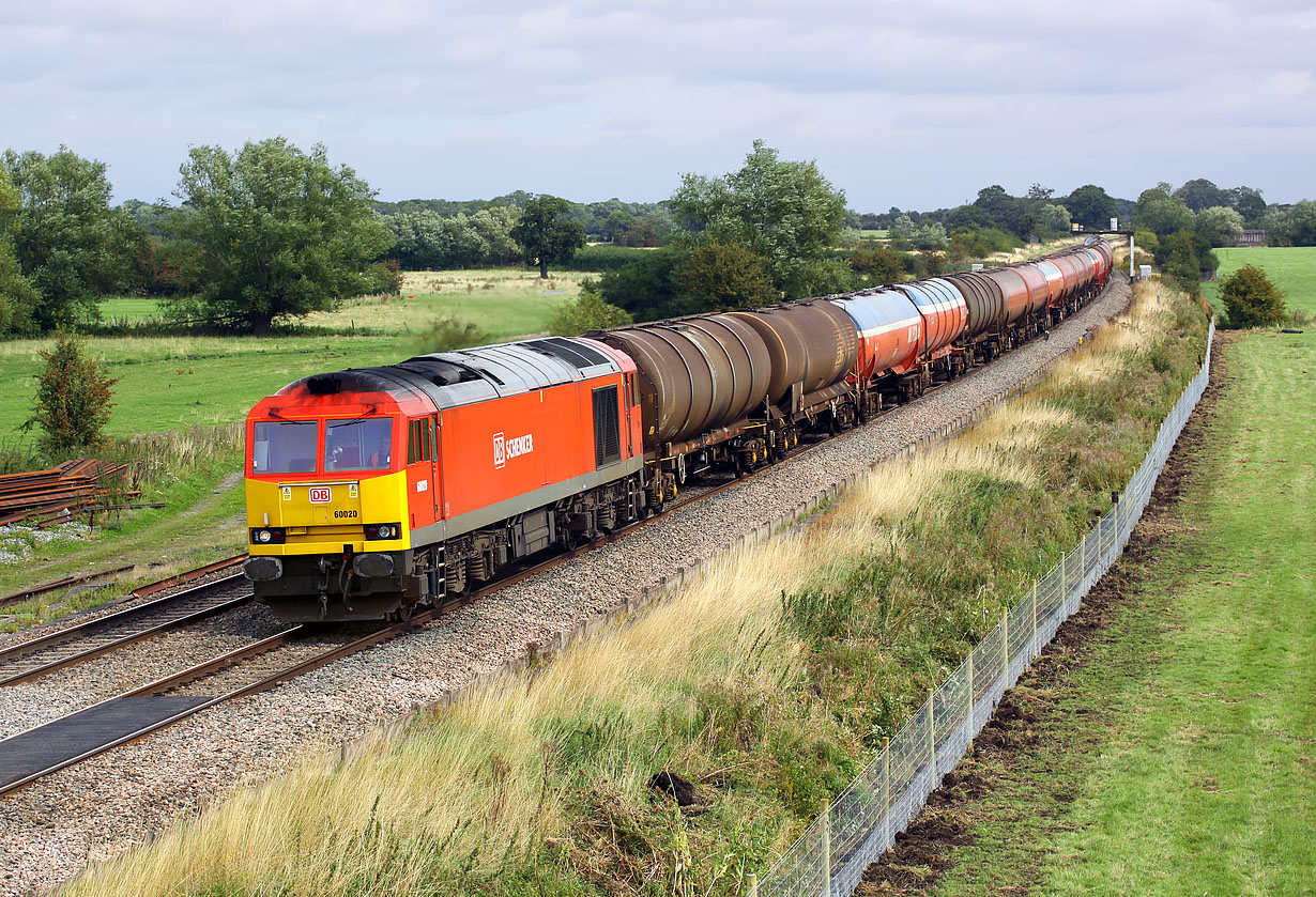 60020 Shrivenham (Ashbury Crossing) 30 August 2014