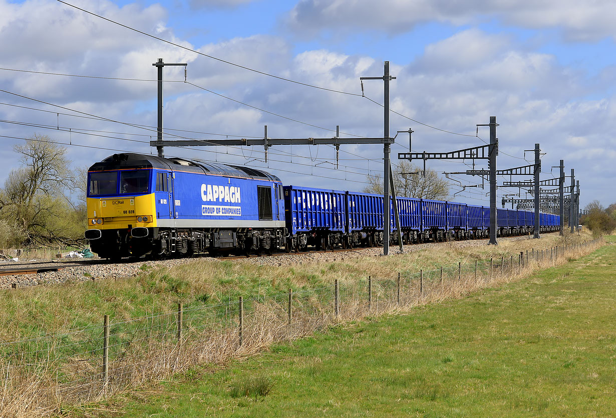 60028 Shrivenham (Ashbury Crossing) 7 April 2022