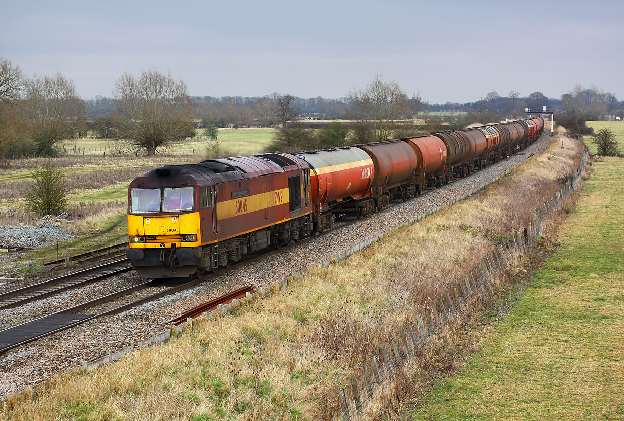 60045 Shrivenham (Ashbury Crossing) 23 February 2012