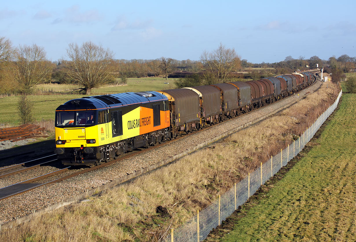 60085 Shrivenham (Ashbury Crossing) 28 January 2015