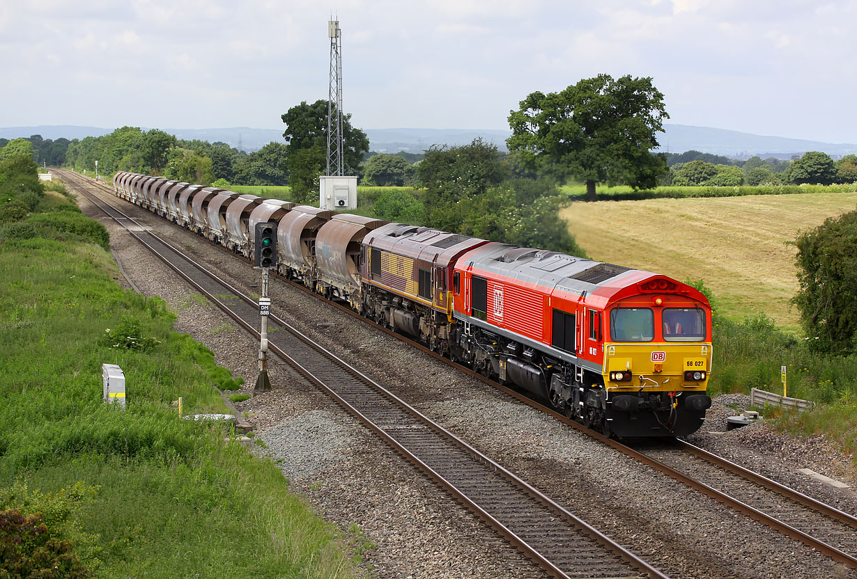 66027 & 66013 Badgeworth 15 June 2018