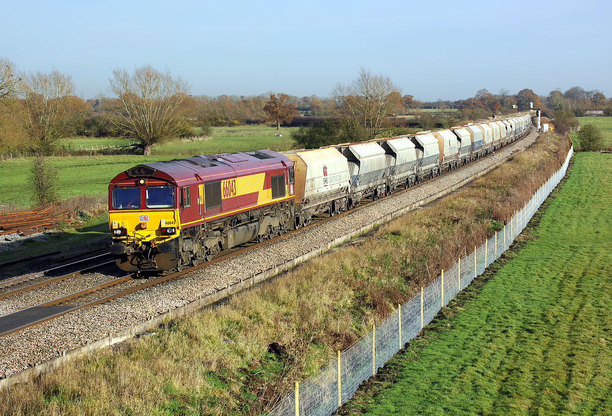 66043 Shrivenham (Ashbury Crossing) 24 November 2014