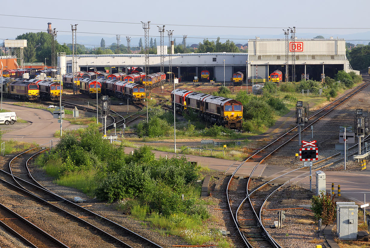 66109 and many others Toton Depot 9 June 2018