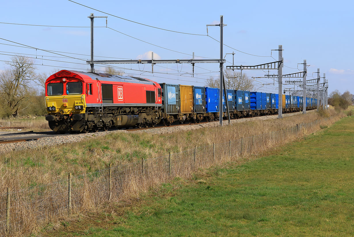 66244 Shrivenham (Ashbury Crossing) 20 March 2025