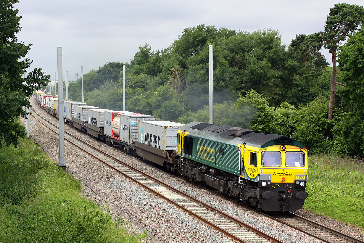 66418 Shrivenham (Ashbury Crossing) 15 June 2017