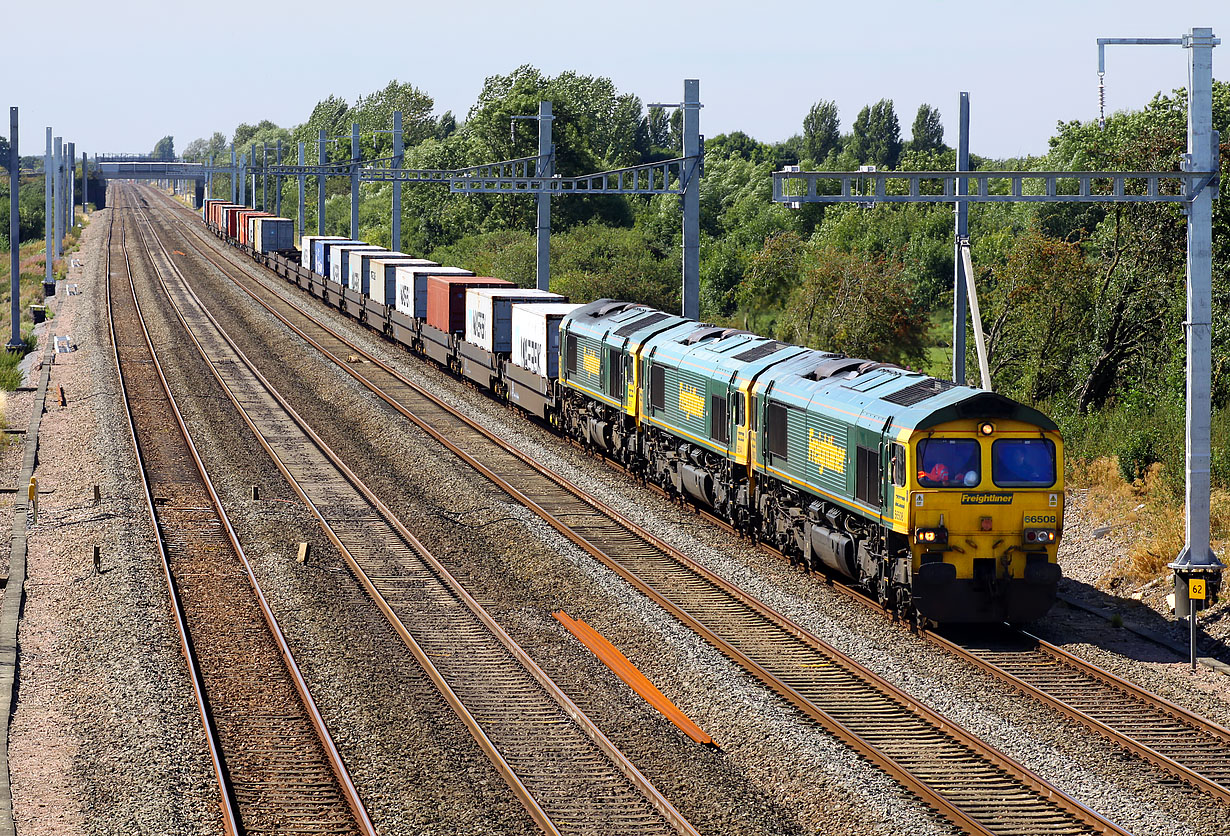 66508, 66544 & 66587 Denchworth 23 August 2016