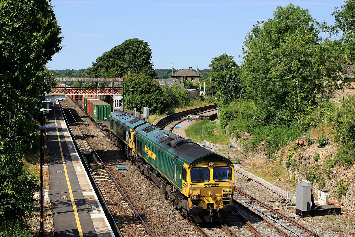 66518 & 66563 Kemble 3 July 2018