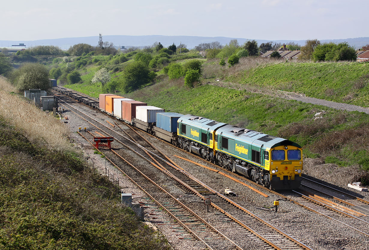 66543 & 66564 Pilning 27 April 2010