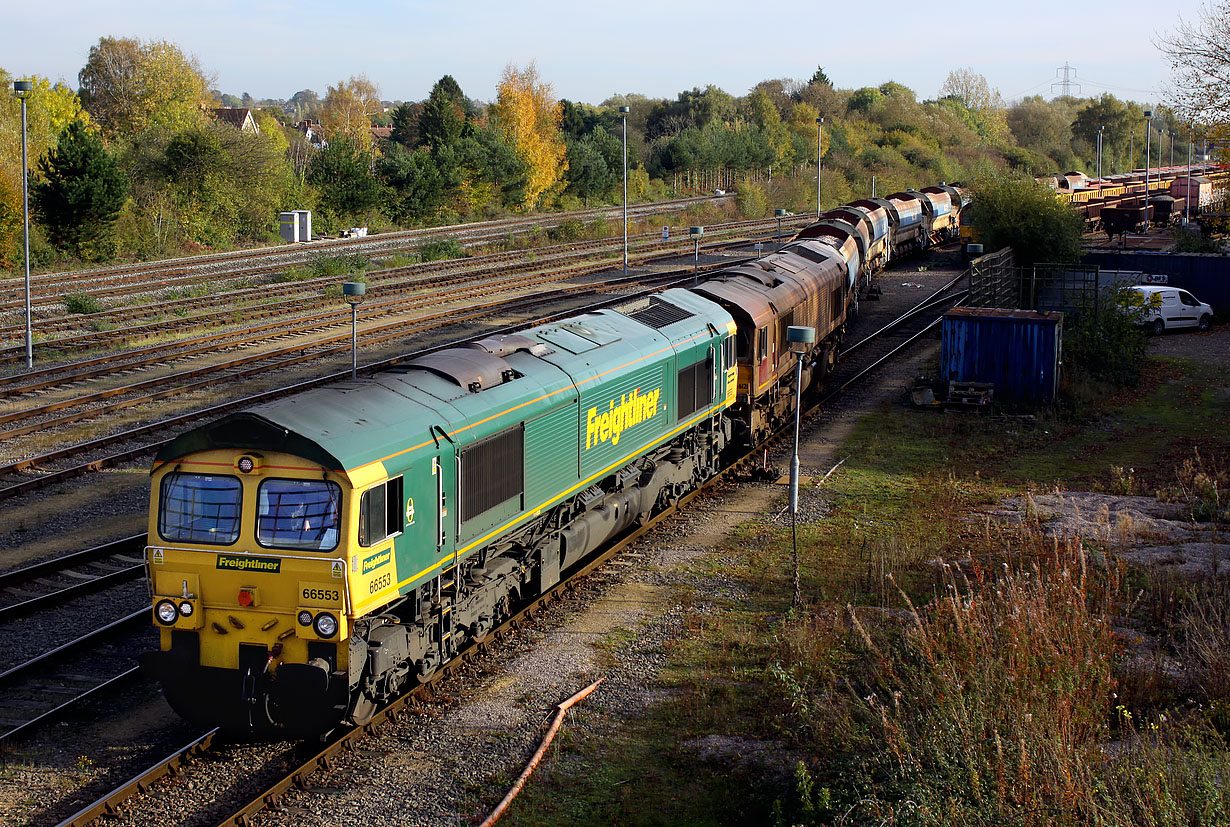 66553 & 66121 Hinksey 24 October 2018