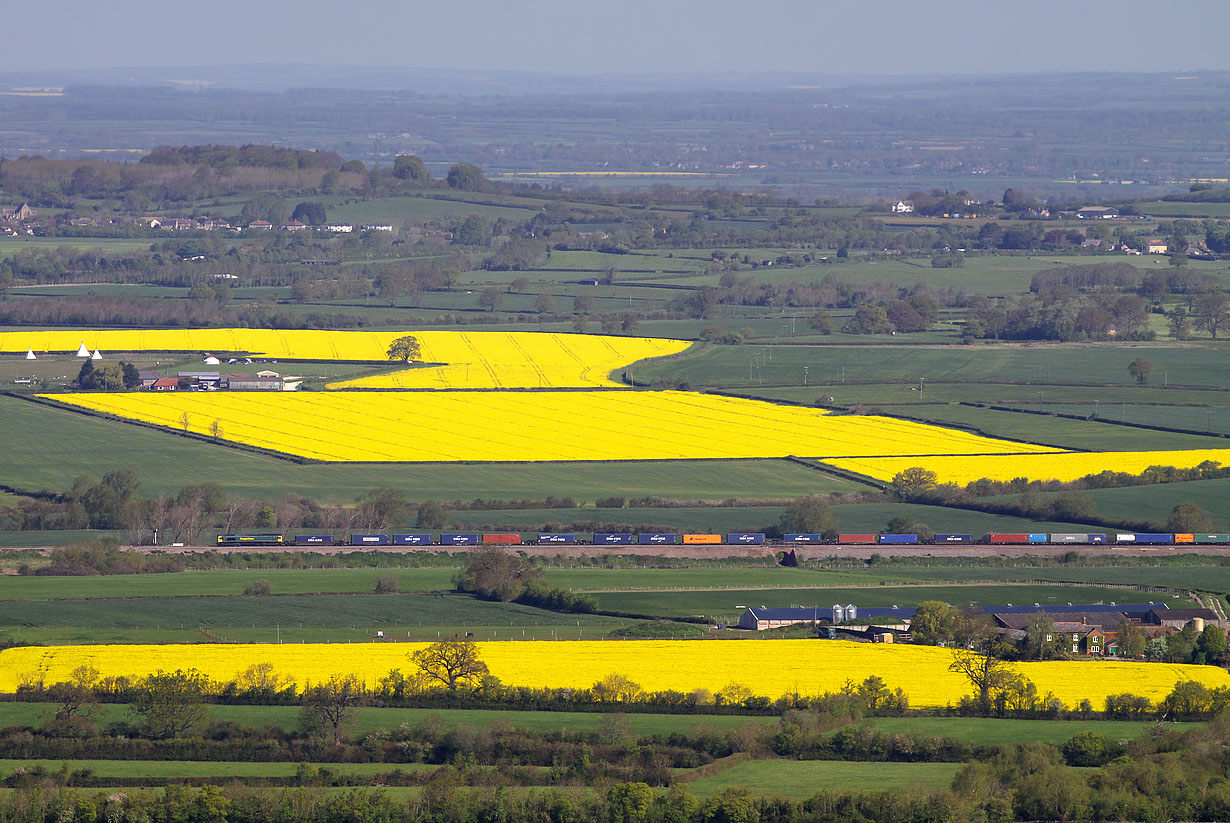 66563 Uffington (Viewed from White Horse Hill) 12 May 2012