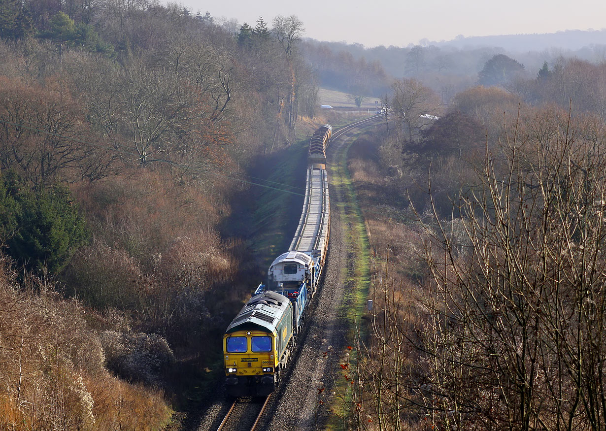 66585 Combe (Grintleyhill Bridge) 11 December 2018