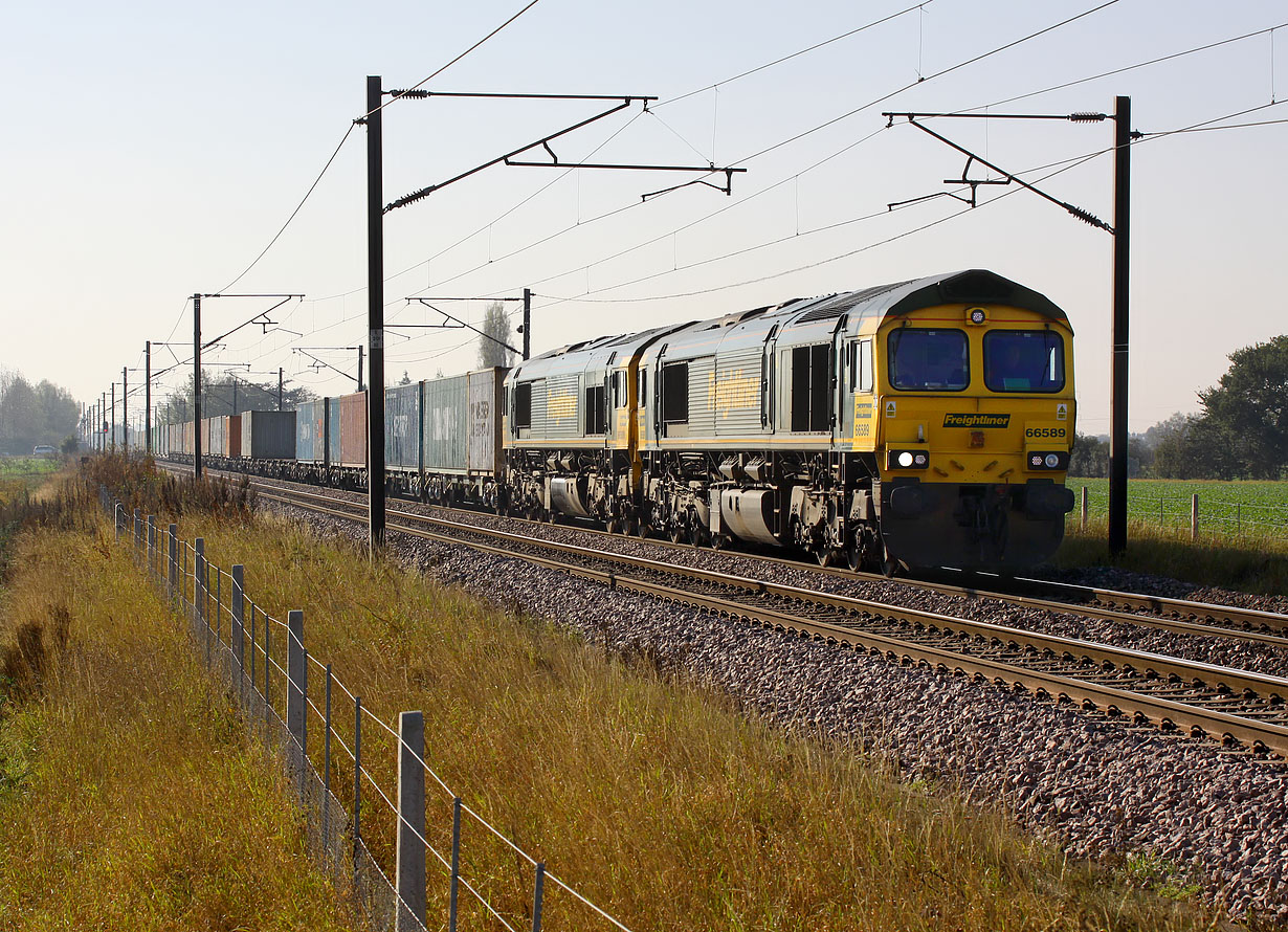 66589 & 66539 Cromwell Moor 15 October 2011