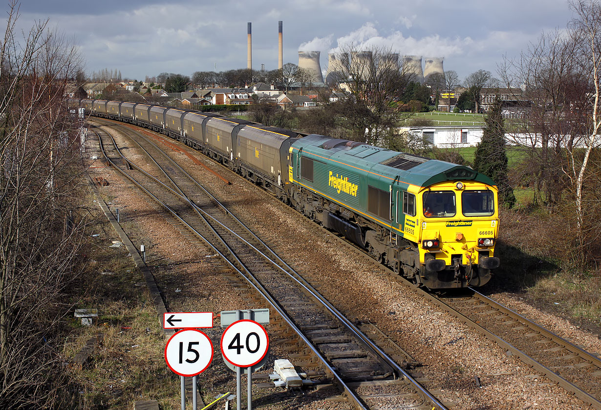 66605 Knottingley (England Lane) 11 March 2011