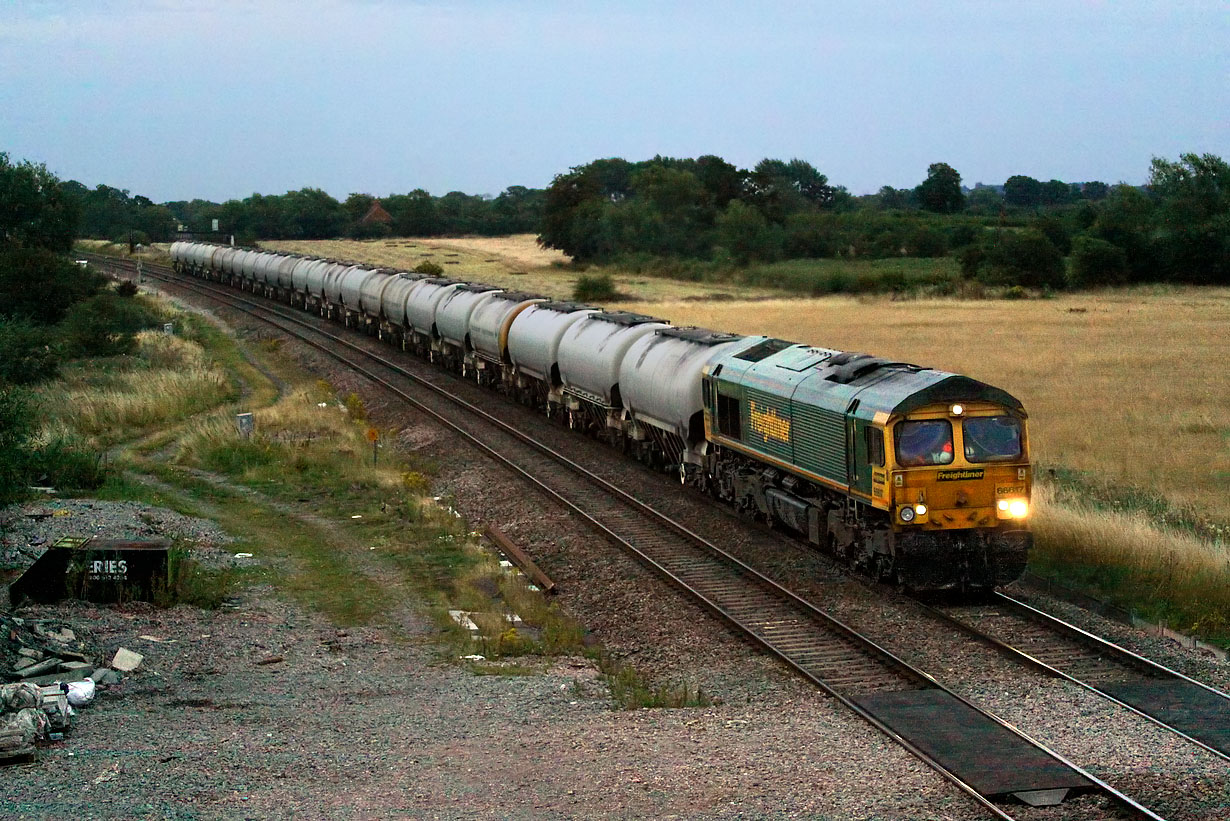 66617 Shrivenham (Ashbury Crossing) 2 August 2015