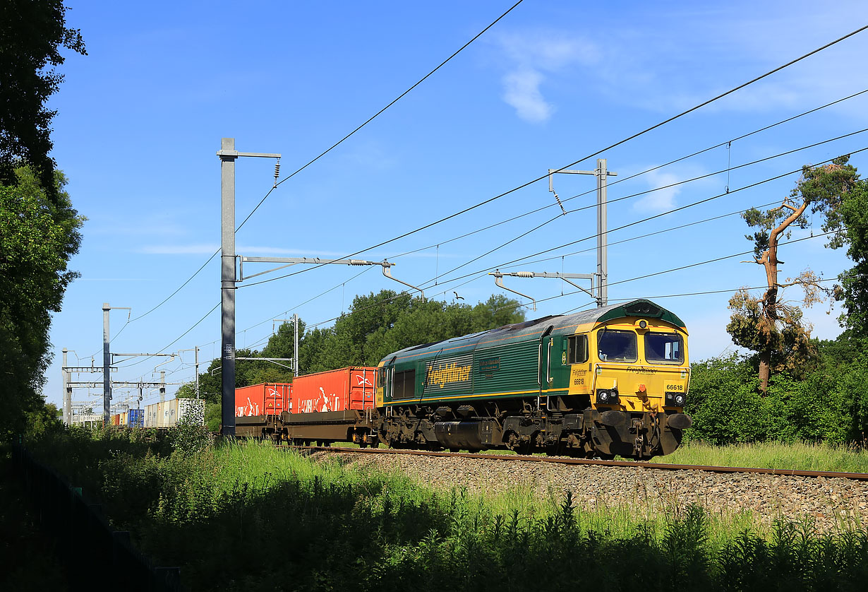 66618 Shrivenham (Ashbury Crossing) 2 June 2020