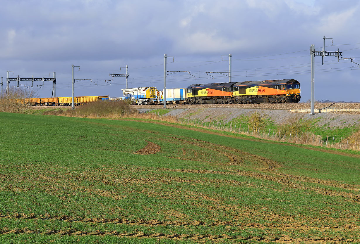 66849 & 66847 Uffington 9 March 2022