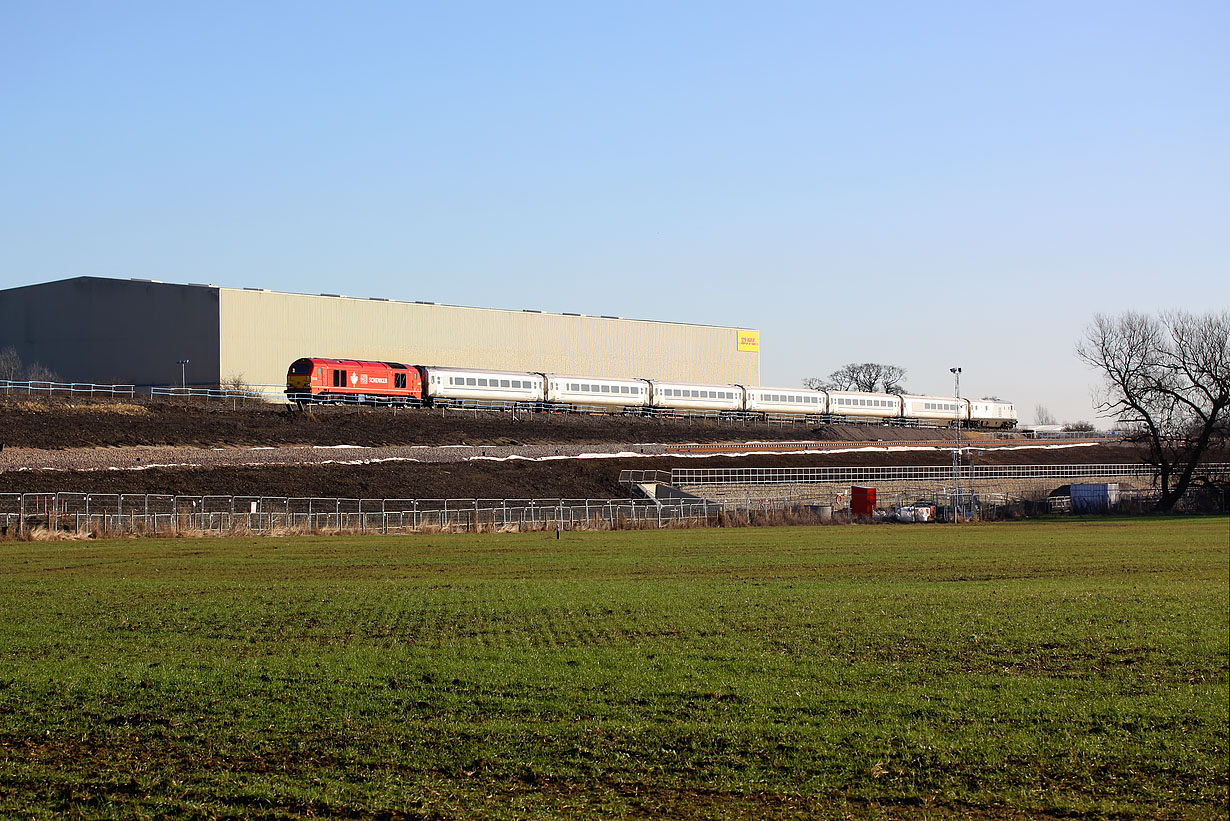 67018 Bicester South Junction 19 January 2015