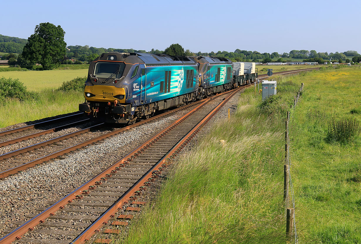 68009 & 68005 Eckington 8 June 2023